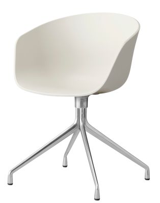 About A Chair AAC20 / AAC 20 Chair ALUMINIUM POLISHED / MELANGE CREAM 2.0 Hay SINGLE PIECES